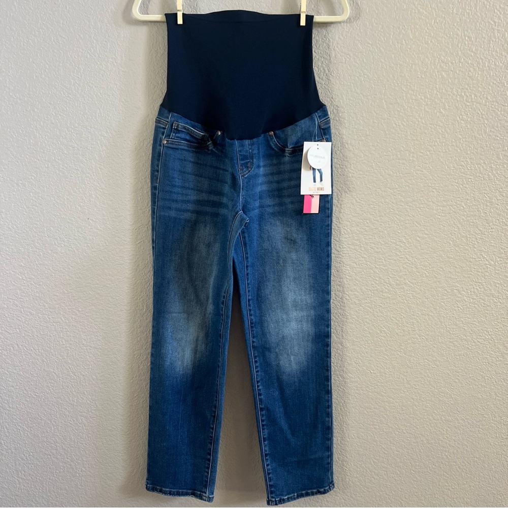 Haute Mama Slim Straight Maternity Jeans Size M NWT